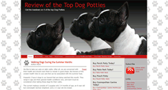 Desktop Screenshot of petpottyreviews.com