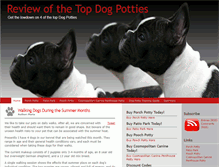 Tablet Screenshot of petpottyreviews.com
